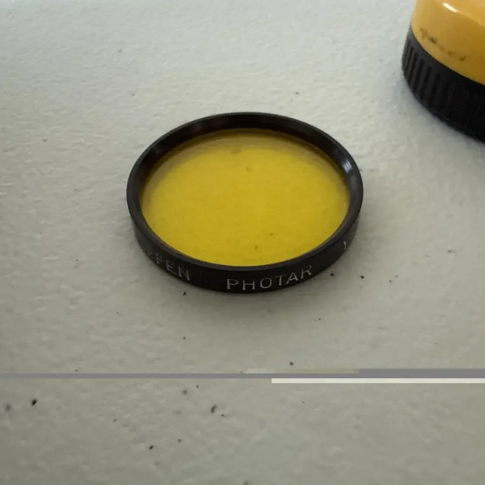 Tiffen Photar Yellow 2 Series 5 Filter Made In USA With Case